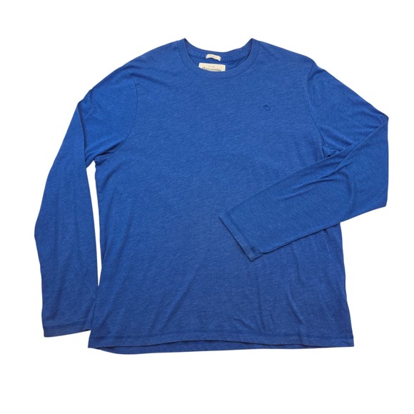 Abercrombie & Fitch Mens Long Sleeve Muscle T-Shirt Crew Neck Blue XXL - Picture 1 of 8